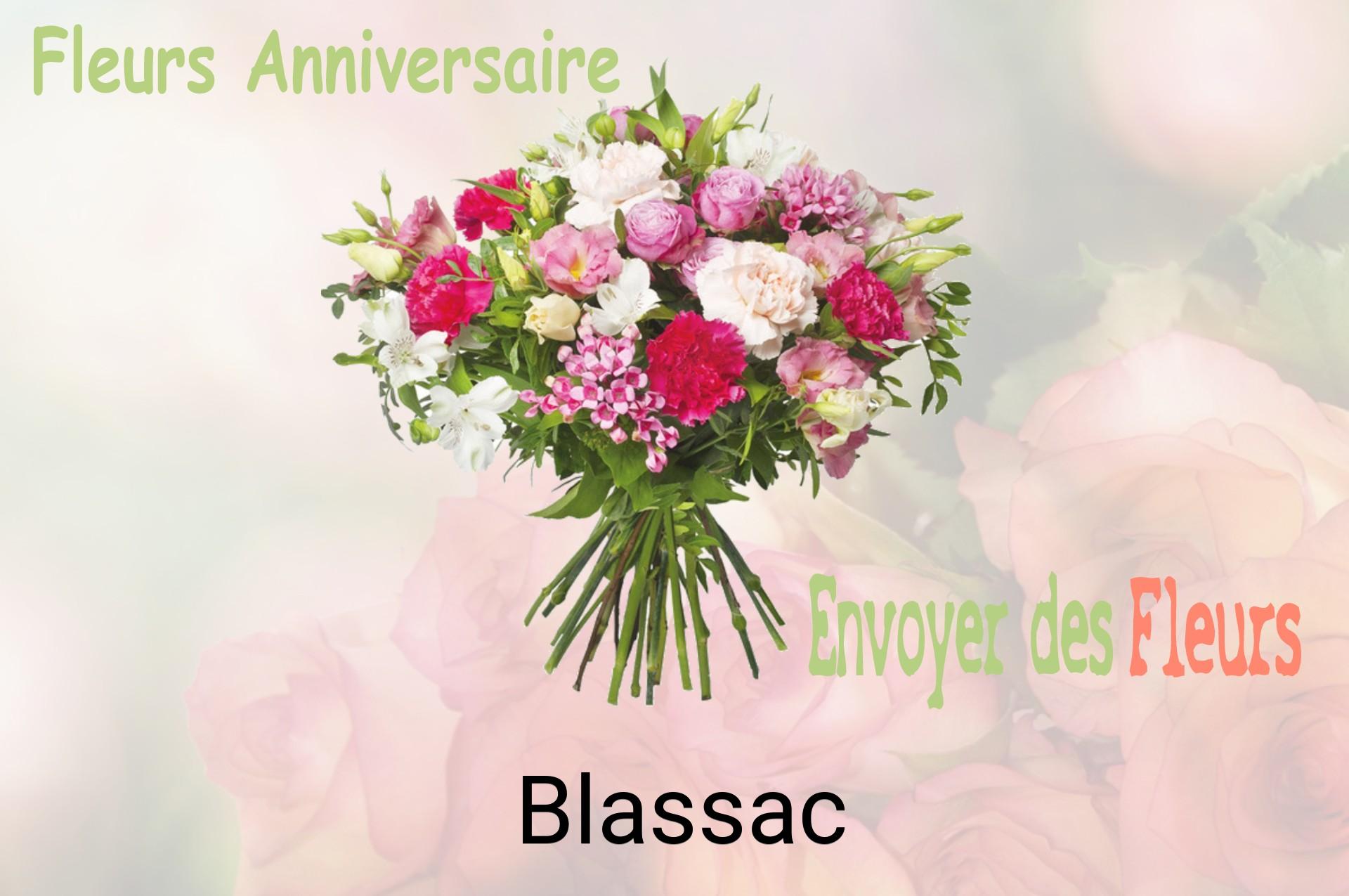 Bouquet de fleurs d’anniversaire livré à Blassac